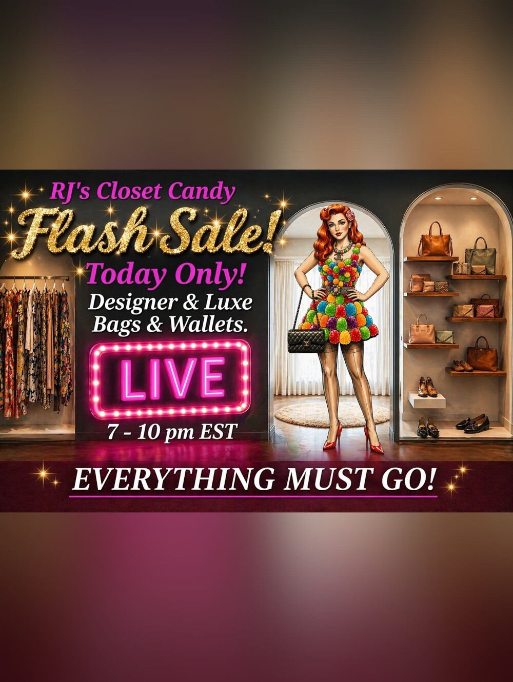 🍭RJ's Closet Candy- LIKE & SHARE TO BE NOTIFIED OF ALL SHOWS - Picture 9 of 13